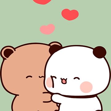 Unbranded Love Hugs Panda Bear, Bubu Dudu Sticker, Cute India