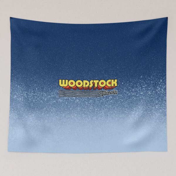 Item preview, Woodstock, Illinois | Retro Stripes designed and sold by retroready.