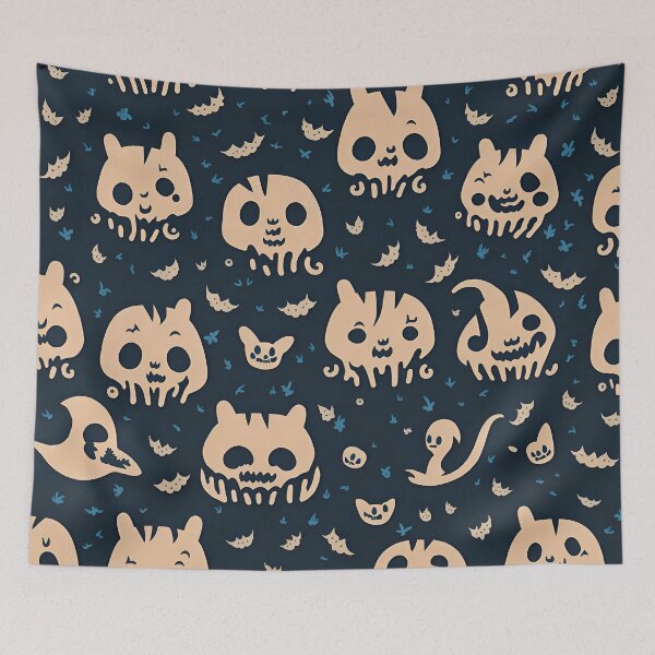 Item preview, Little Ghost with ears pattern for Halloween designed and sold by Omarupattern51.