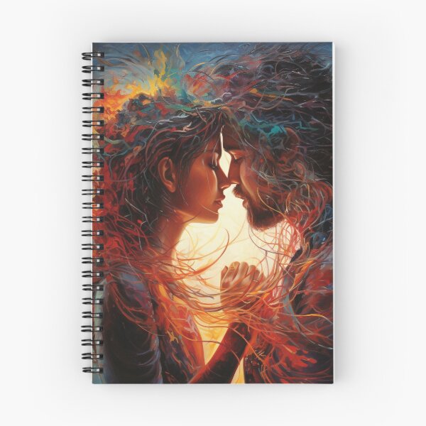 Item preview, fire kiss love Modern Art designed and sold by abundancevibes.
