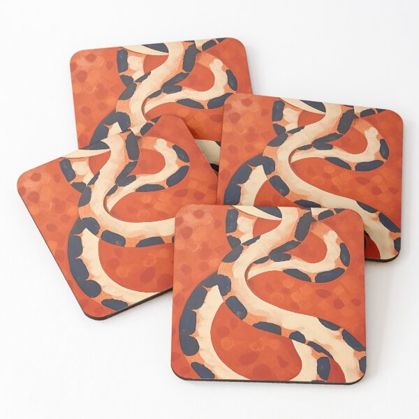Item preview, Snake Coiling: Wild Reptile Abstract Maximalist designed and sold by Lovegrass Prints.