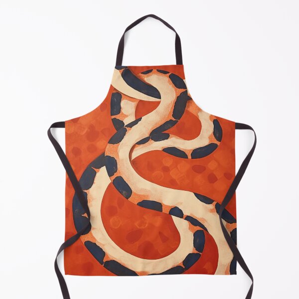 Item preview, Snake Coiling: Wild Reptile Abstract Maximalist designed and sold by Lovegrass Prints.