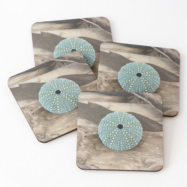 Item preview, Urchin / Sea Egg / Kina on Driftwood Abstract Photography designed and sold by StokedTurtle.