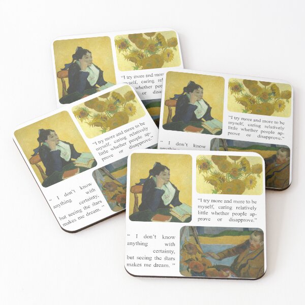Item preview, Vincent Van Gogh Quotes, Post impressinnism paintings designed and sold by aestheticQuo.
