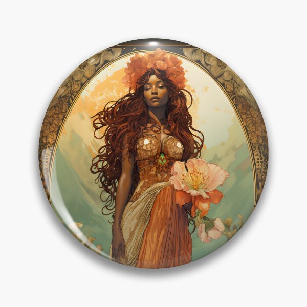 Item preview, Enchanted African Princess of the Floral Realms designed and sold by John-NW-Shop.