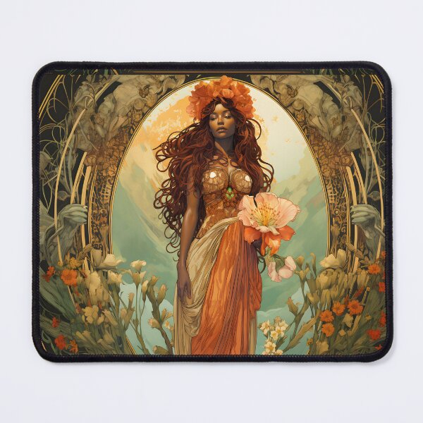 Item preview, Enchanted African Princess of the Floral Realms designed and sold by John-NW-Shop.