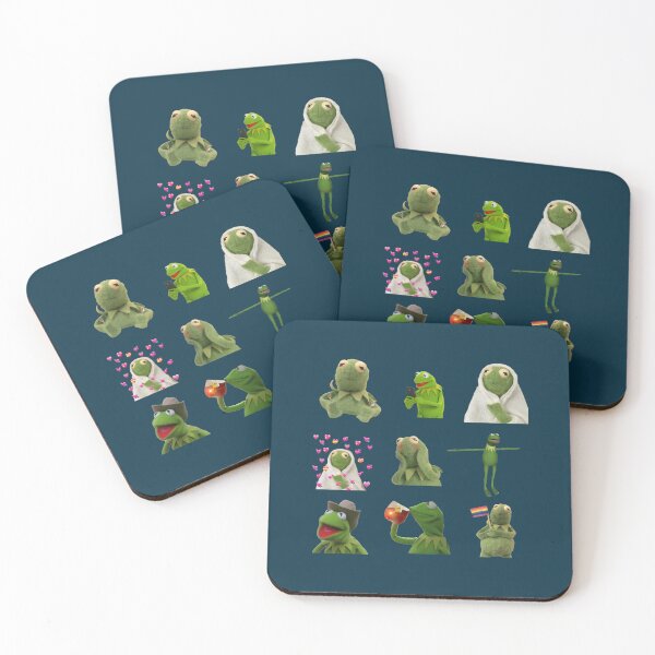 Item preview, kermit meme set designed and sold by BrigitteBrio.