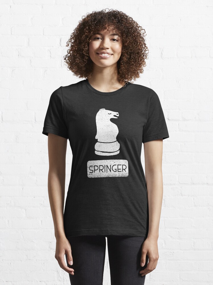 Alternate view of Schachfigur Springer - Schach Club Geschenk Essential T-Shirt