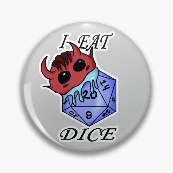 Item preview, I eat dice (tiefling) designed and sold by lucyaldraart.
