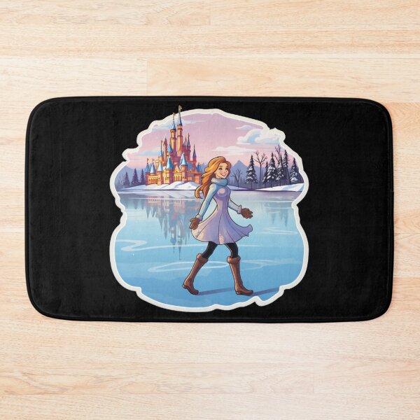 Item preview,  Princess enjoying fresh air outside her castle (black background) designed and sold by Tabuku.