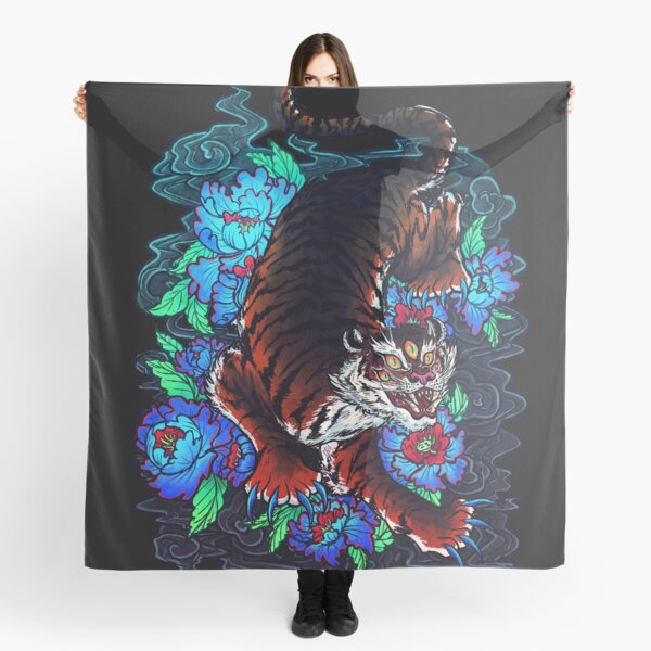 IREZUMI TRIQUETRUS: Tiger King Ashura Scarf