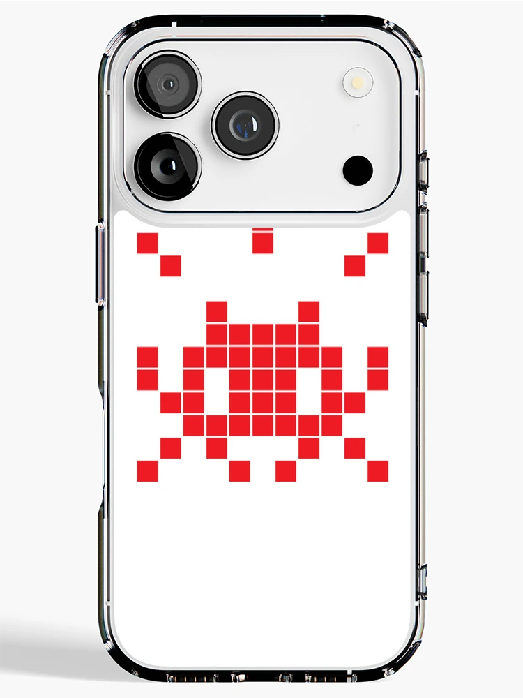 Thumbnail 1 of 5, iPhone Case, Pixel Invader Infected designed and sold by Pixel-Invader.