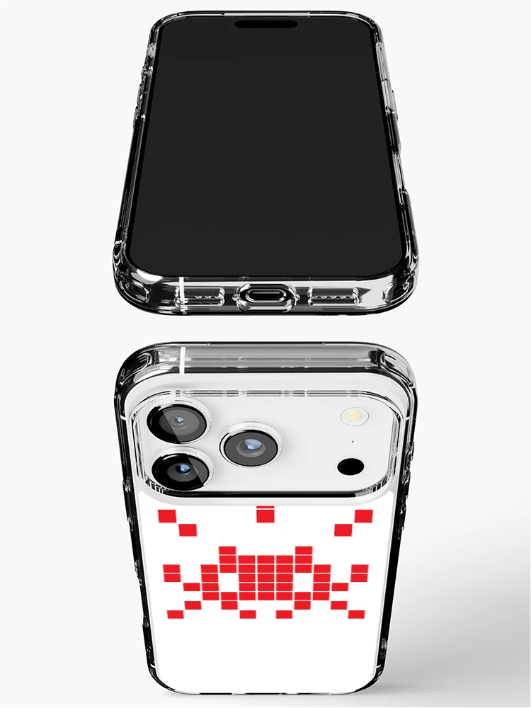Thumbnail 3 of 5, iPhone Case, Pixel Invader Infected designed and sold by Pixel-Invader.