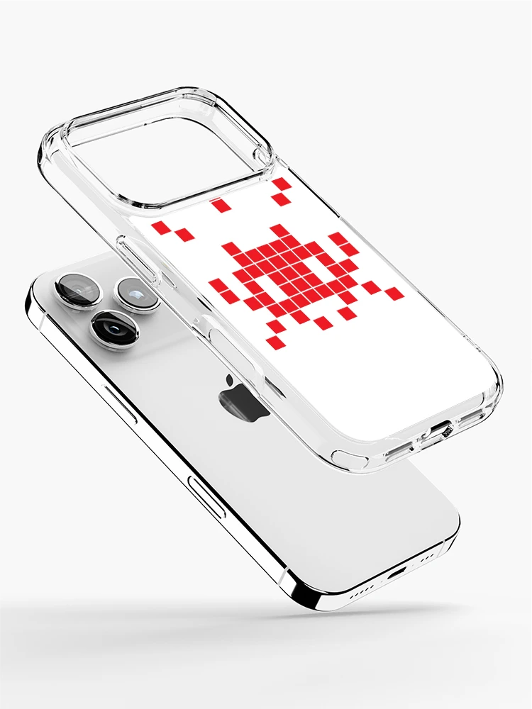 Thumbnail 2 of 5, iPhone Case, Pixel Invader Infected designed and sold by Pixel-Invader.