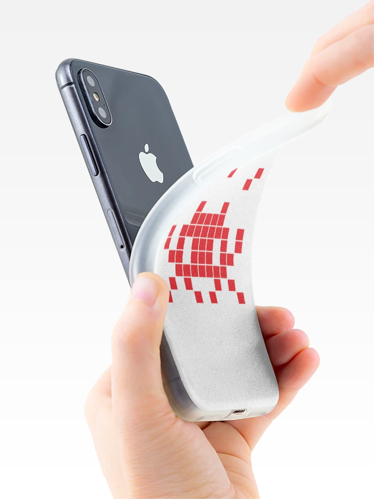 Thumbnail 4 of 5, iPhone Case, Pixel Invader Infected designed and sold by Pixel-Invader.