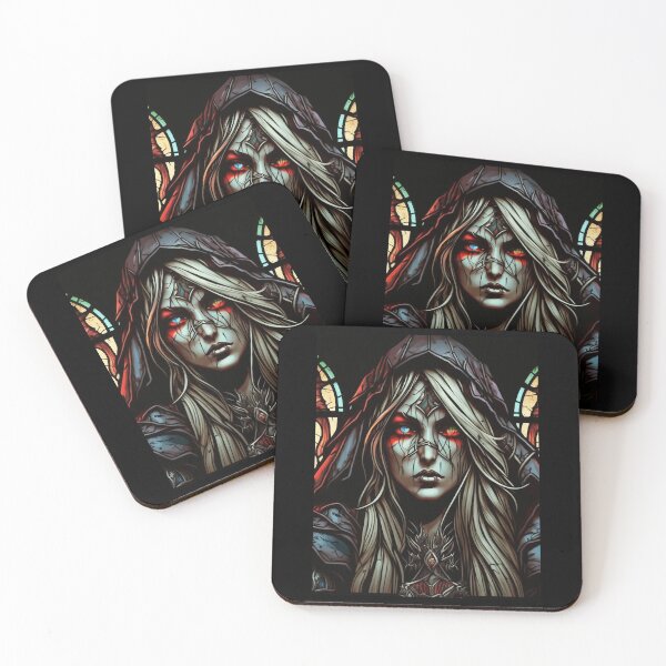 Item preview, Warcraft Sylvanas Windrunner Stained Glass designed and sold by VonnieBergstrom.