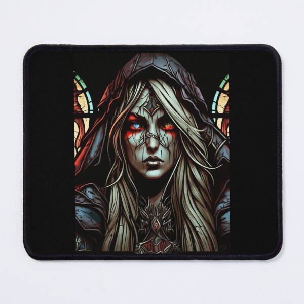 Item preview, Warcraft Sylvanas Windrunner Stained Glass designed and sold by VonnieBergstrom.