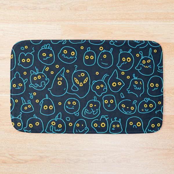 Item preview, Pattern of little blue ghosts with ears for Halloween designed and sold by Omarupattern51.