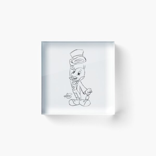 Item preview, Jiminy Cricket Sketch Art Print 	 designed and sold by mzttbhcc55.