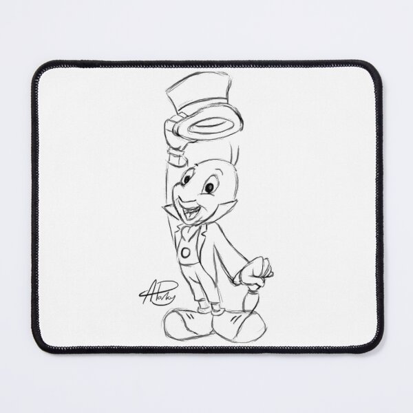 Item preview, Jiminy Cricket Sketch Art Print 	 designed and sold by mzttbhcc55.