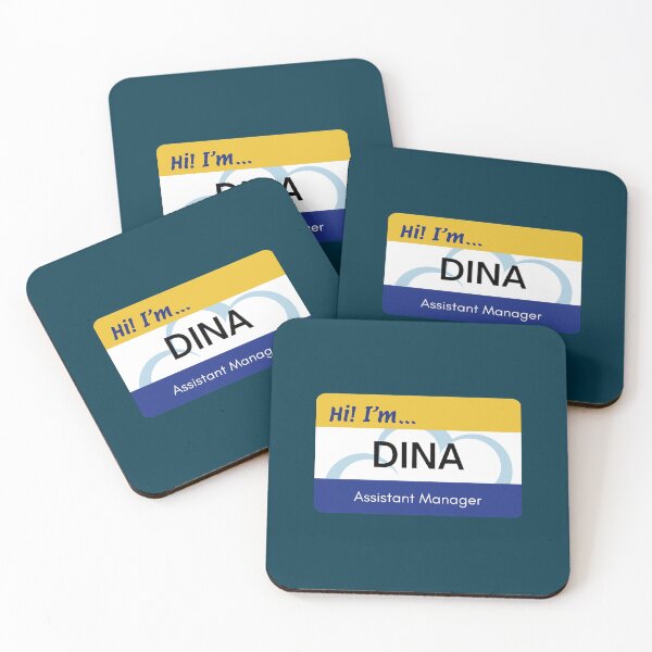 Item preview, Dina Superstore Name Tag designed and sold by eldridgejoselyn.