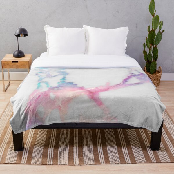 Unicorn Vein Marble Throw Blanket