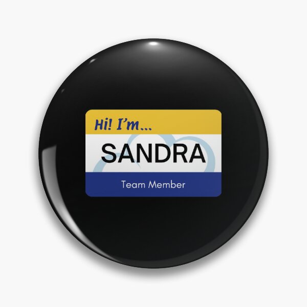 Item preview, Sandra Superstore Name Tag designed and sold by eldridgejoselyn.