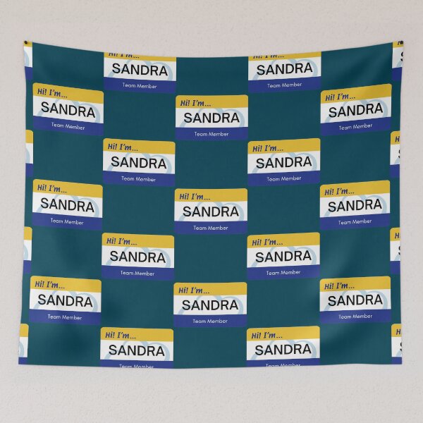 Item preview, Sandra Superstore Name Tag designed and sold by eldridgejoselyn.
