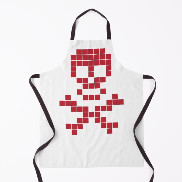 Item preview, Huesos cruzados del cráneo del invasor del pixel designed and sold by Pixel-Invader.