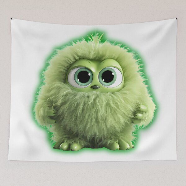 Item preview, Beautiful Monster Green designed and sold by ArtisticLaby.