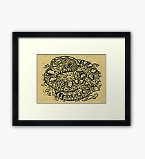 Rattlesnake! Gerahmtes Wandbild