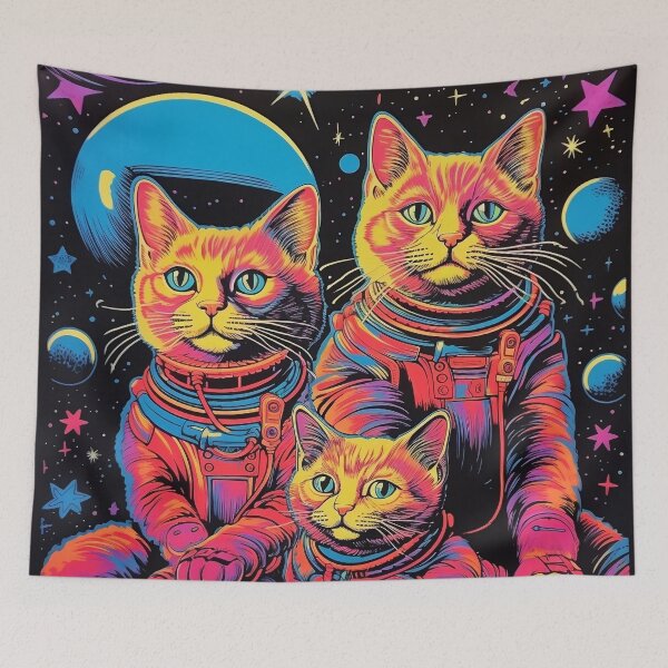 Item preview, Cats in Space designed and sold by kelliekreiser.