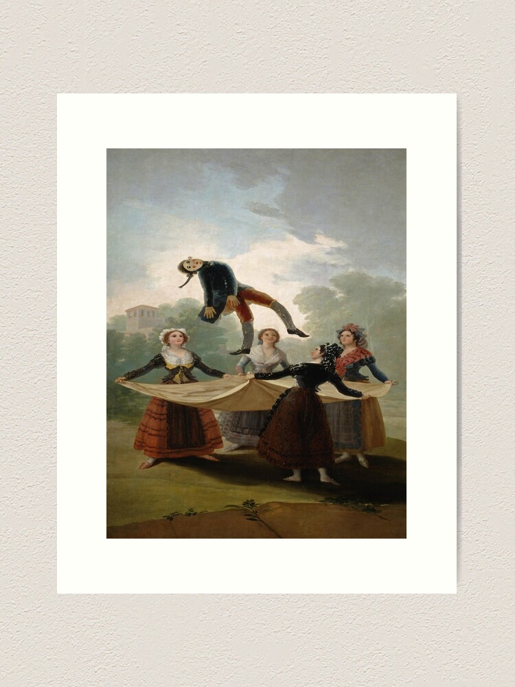 ARTCANVAS The Straw Manikin 1792 buy Canvas Art Print by Francisco De Goya