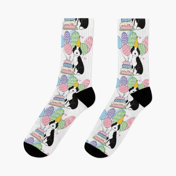 Item preview, Black White  Aussiedoodle Aussie Doodle Dog Birthday Party designed and sold by Lulupainting.