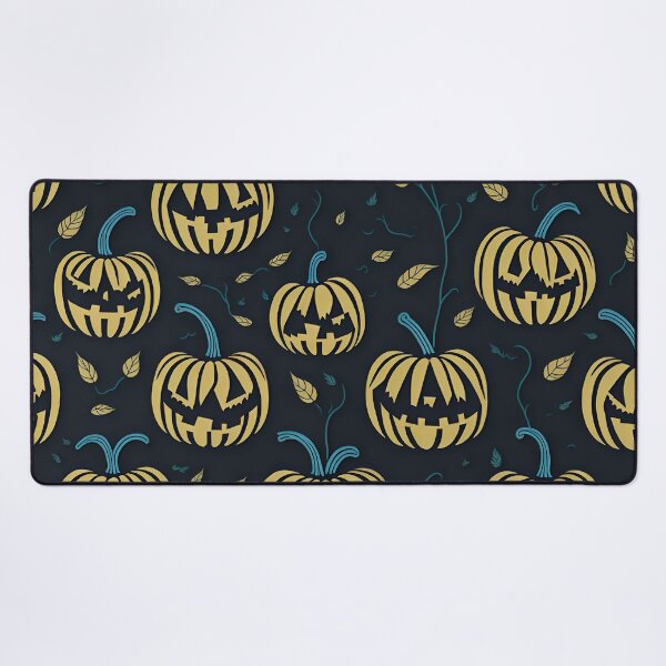 Item preview, scary pumpkins in pattern for Halloween designed and sold by Omarupattern51.