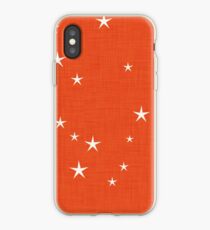 Orange Stern mit Gewebebeschaffenheit - Narwalsammlung iPhone-Hülle & Cover