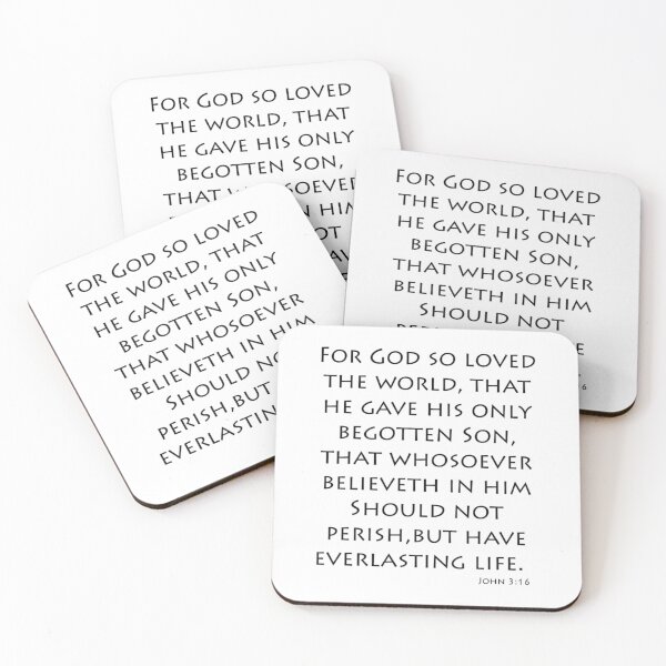 Item preview, John 316 - King James (Bible Verses)  	 designed and sold by mzttbhcc55.