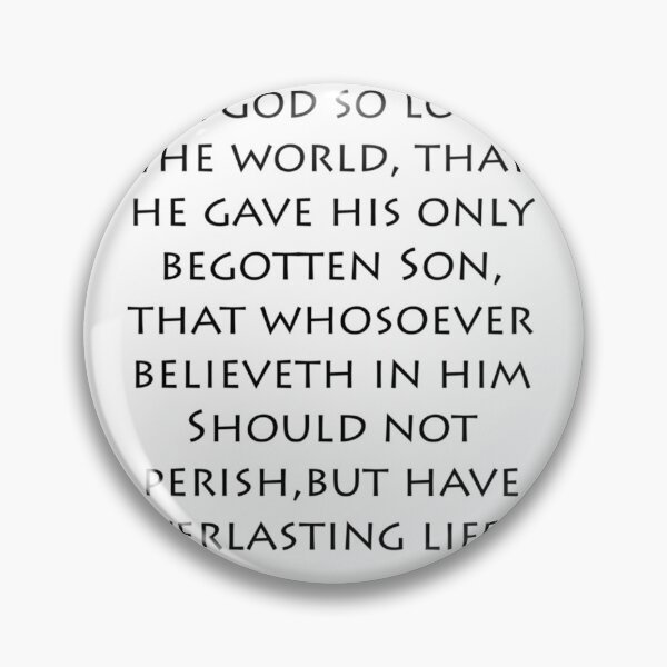 Item preview, John 316 - King James (Bible Verses)  	 designed and sold by mzttbhcc55.