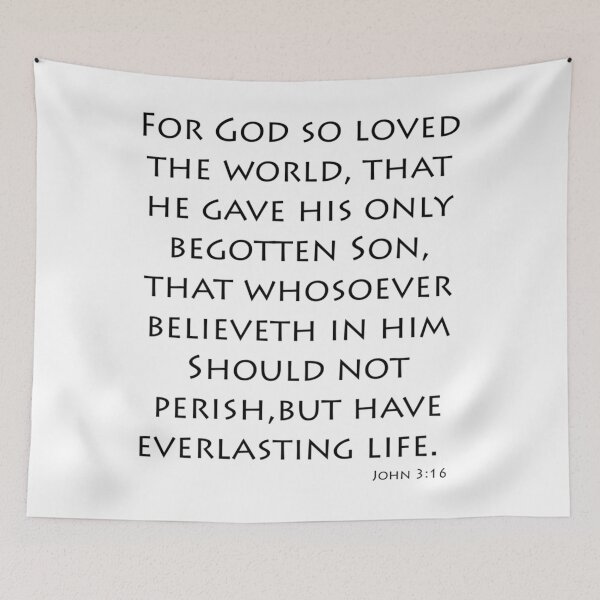 Item preview, John 316 - King James (Bible Verses)  	 designed and sold by mzttbhcc55.