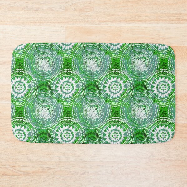 Artikelvorschau, Mandala Shibori grün entworfen und verkauft von Alessandro Remo Mazzoni Remotextiles.