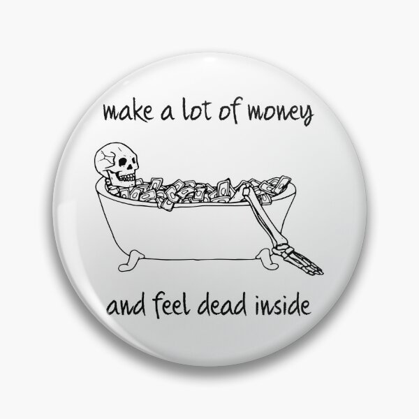 Item preview, Skeleton in bathtub filled with money designed and sold by kougan.