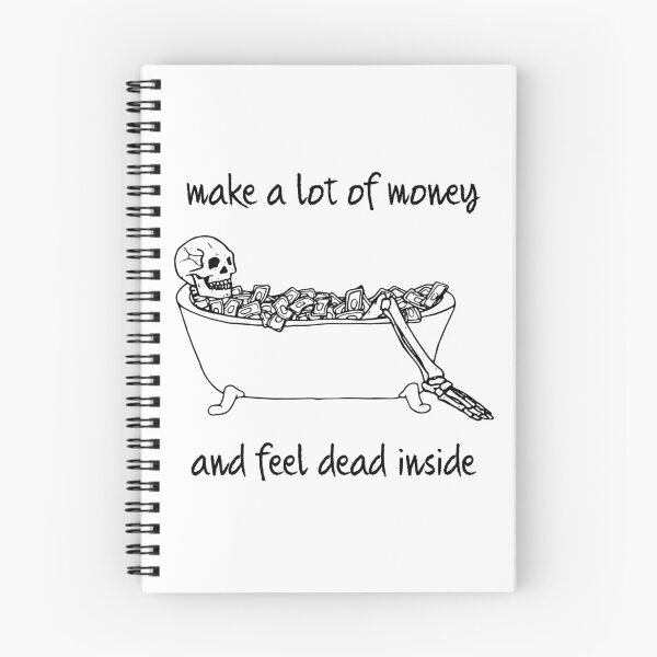 Item preview, Skeleton in bathtub filled with money designed and sold by kougan.