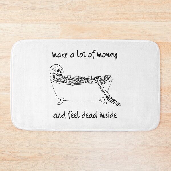 Item preview, Skeleton in bathtub filled with money designed and sold by kougan.