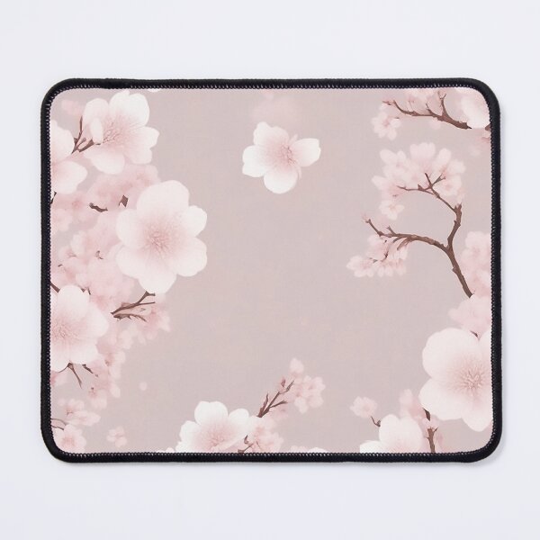 Aperçu de l'œuvre Sakura Flower Pattern: Create a Calming Ambiance with Vibrant Pink and White Blossoms créée et vendue par CharmingChic.