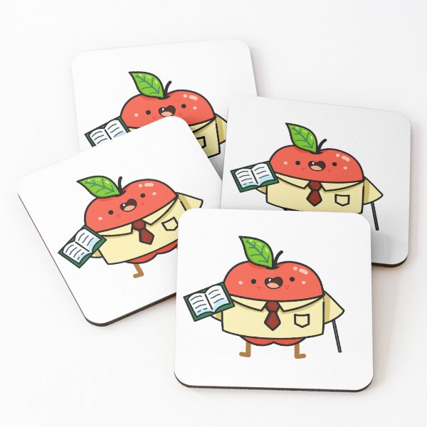Item preview, Kawaii Apple Teacher Educator designed and sold by kawaiilife.
