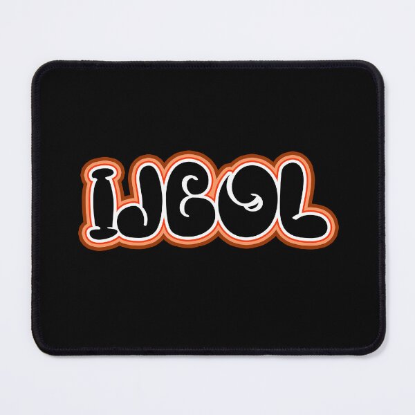 Item preview, IJBOL - i JUST BURST OUT LAUGHING ORANGE AND BLACK designed and sold by Artistree.