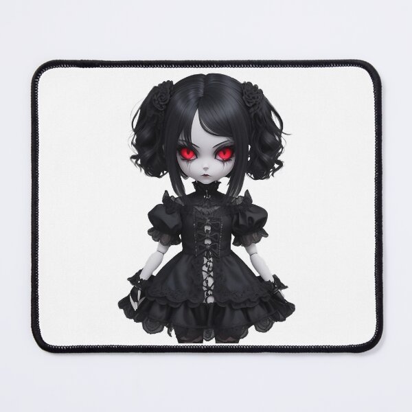 Item preview, A red eyed and creepy Nadja Doll designed and sold by AnnamarieDoll.