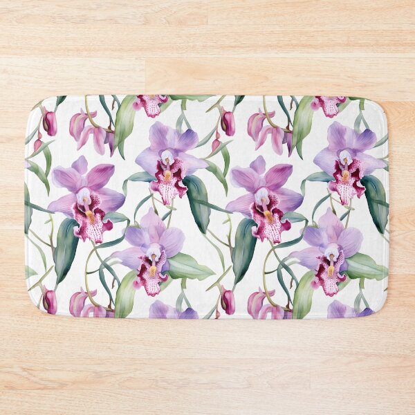 Item preview, Watercolor Orchid Pattern 24 designed and sold by DigitalPatternx.