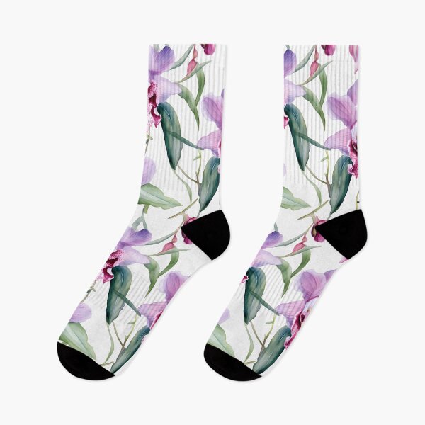 Item preview, Watercolor Orchid Pattern 24 designed and sold by DigitalPatternx.