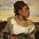 Orphan Girl at the Cemetery( Young Orphan Girl in the Cemetery)-Eugène  Delacroix" Poster by LexBauer | Redbubble